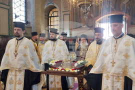 Стара Загора - Честната глава на св. Климент Охридски - посрещане