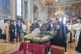 Стара Загора - Честната глава на св. Климент Охридски - посрещане
