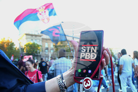 Сърбия - Белград - протест