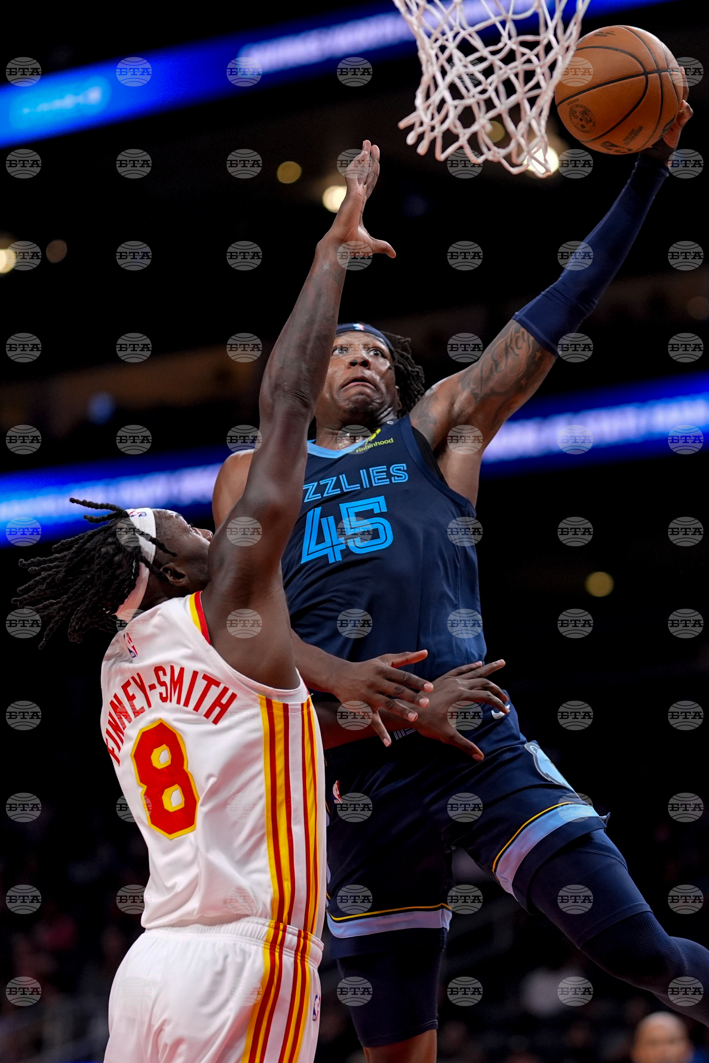 Grizzlies Hawks Basketball