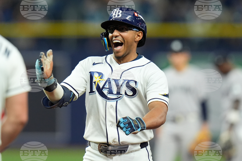 APTOPIX ALDS Yankees Rays Baseball