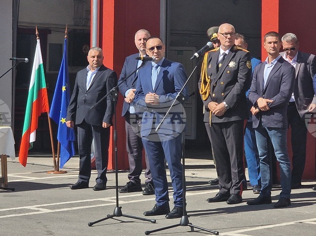 Стара Загора - Регионалната дирекция „Пожарна безопасност и защита на населението“ - сграда - церемония