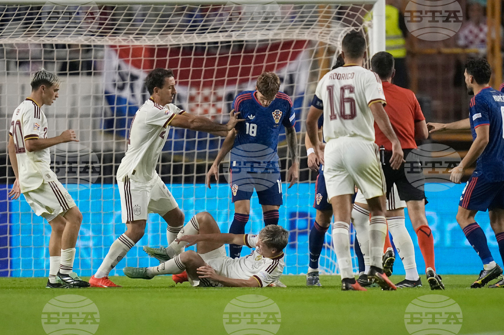 Croatia Spain Nations League Soccer