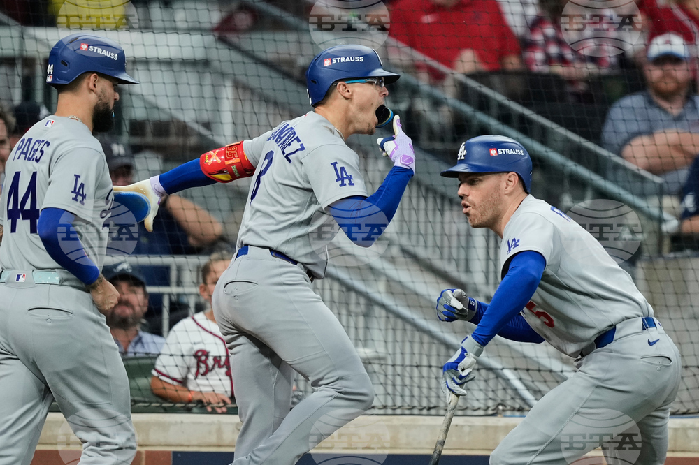 NLDS Dodgers Braves Baseball