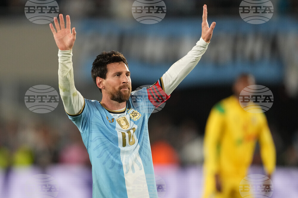 APTOPIX Argentina Messi Farewell Soccer