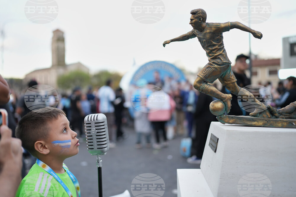 APTOPIX Argentina Messi Farewell Soccer