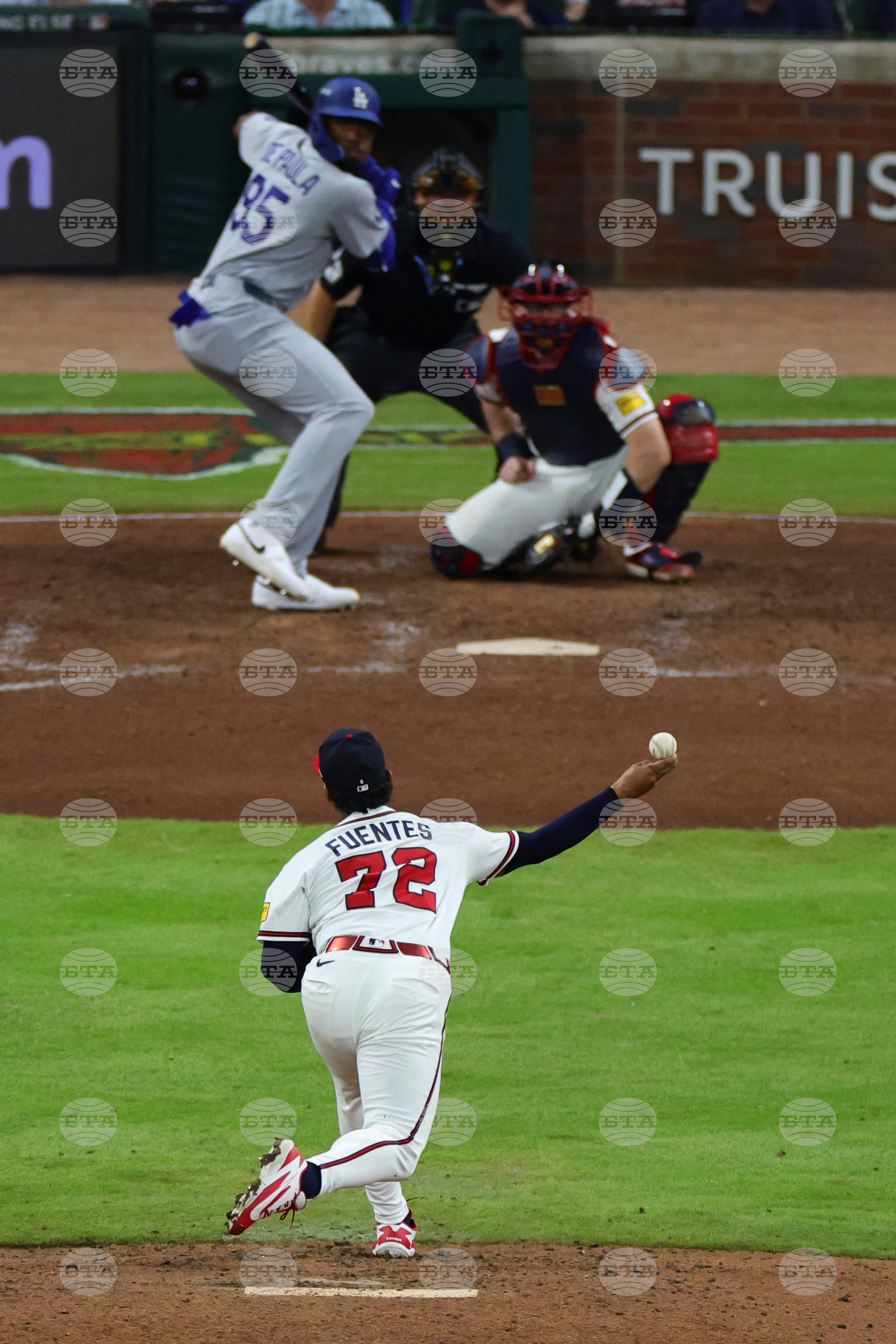 NLDS Dodgers Braves Baseball