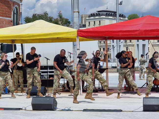 Република Северна Македония - армия на САЩ - концерт