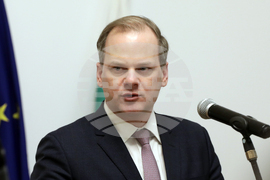 Николай Събев – Константинос Караманлис – брифинг