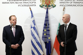 Николай Събев – Константинос Караманлис – брифинг