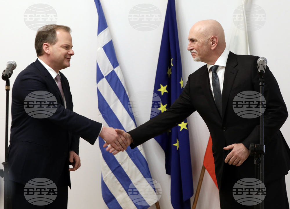 Николай Събев – Константинос Караманлис – брифинг