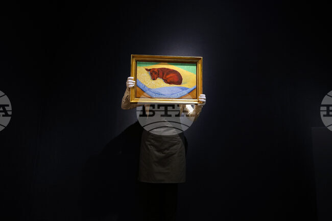 APTOPIX Britain Art Auction