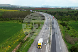 Село Яна - автомагистрала - трафик 