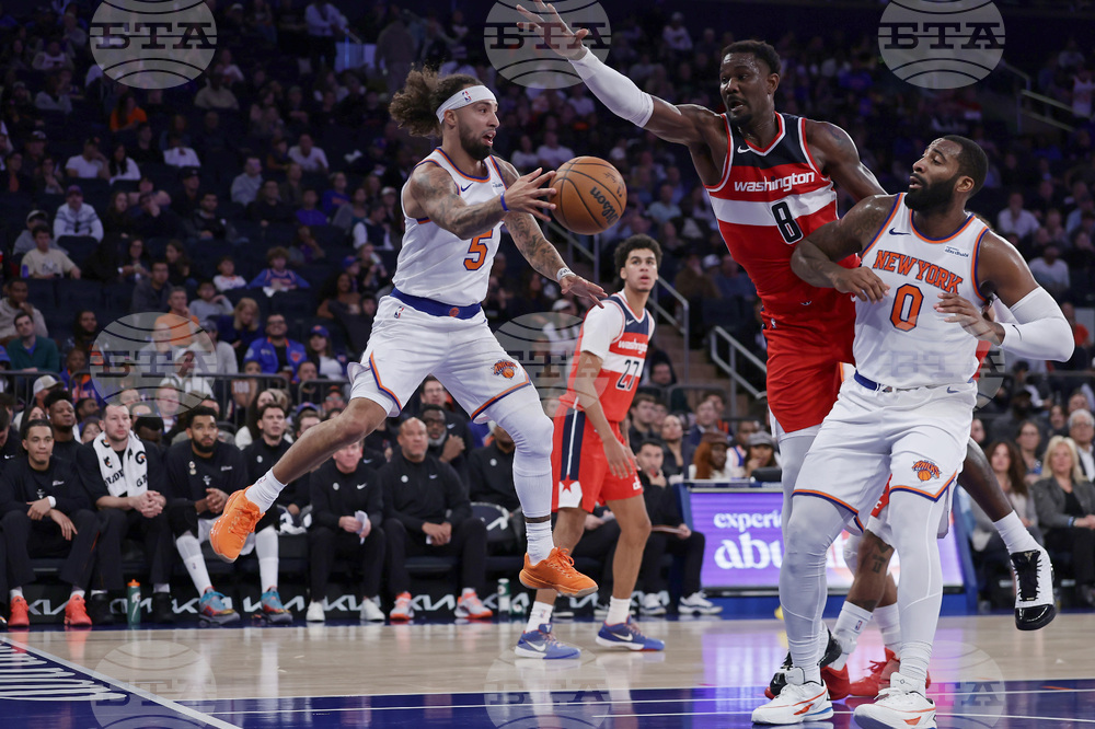 Wizards Knicks Basketball