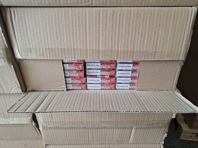 Custom Officials Seize Cigarettes Worth EUR 5 Mln