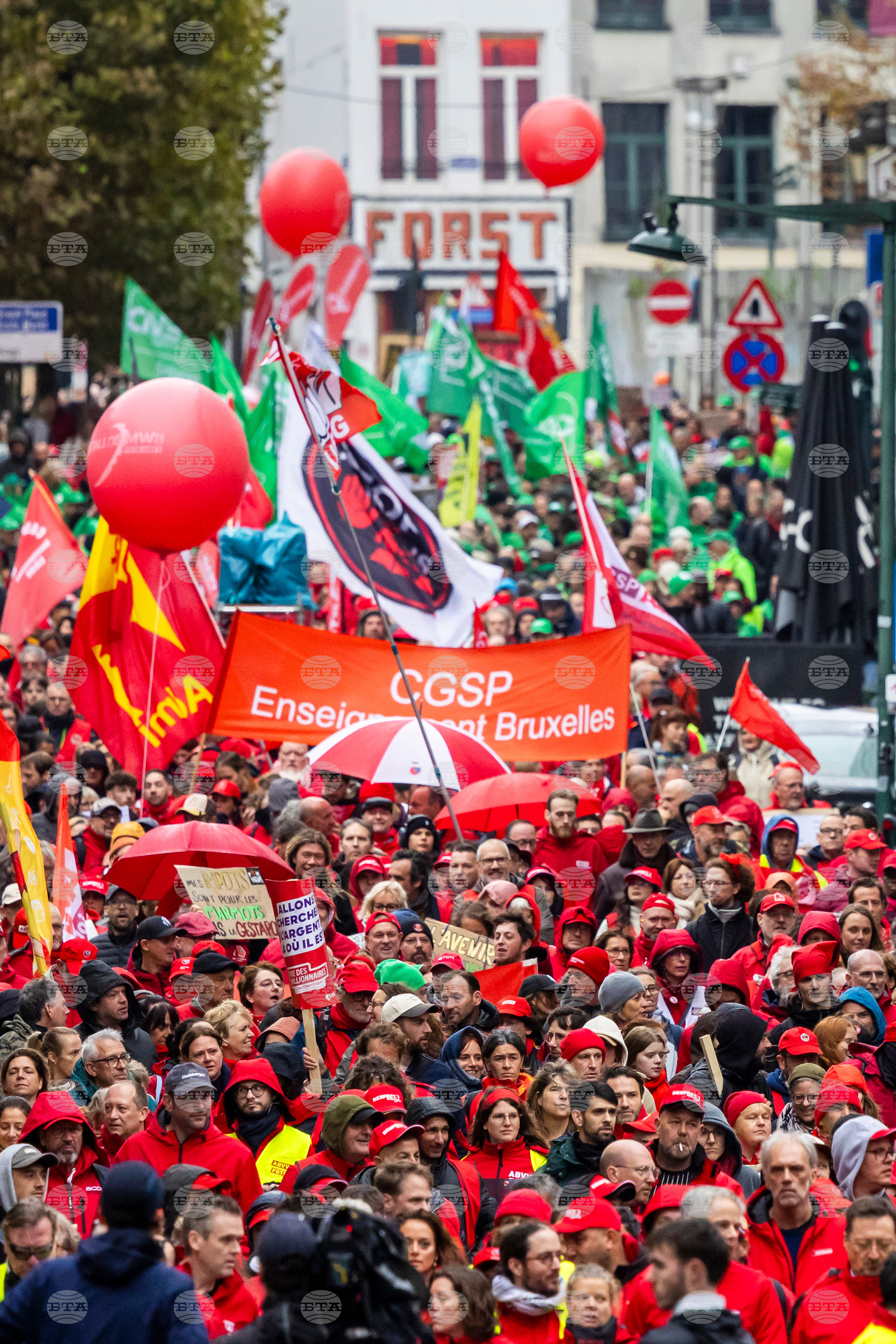 Belgium General Strike
