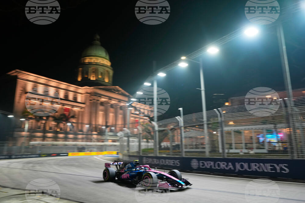 Singapore F1 GP Auto Racing