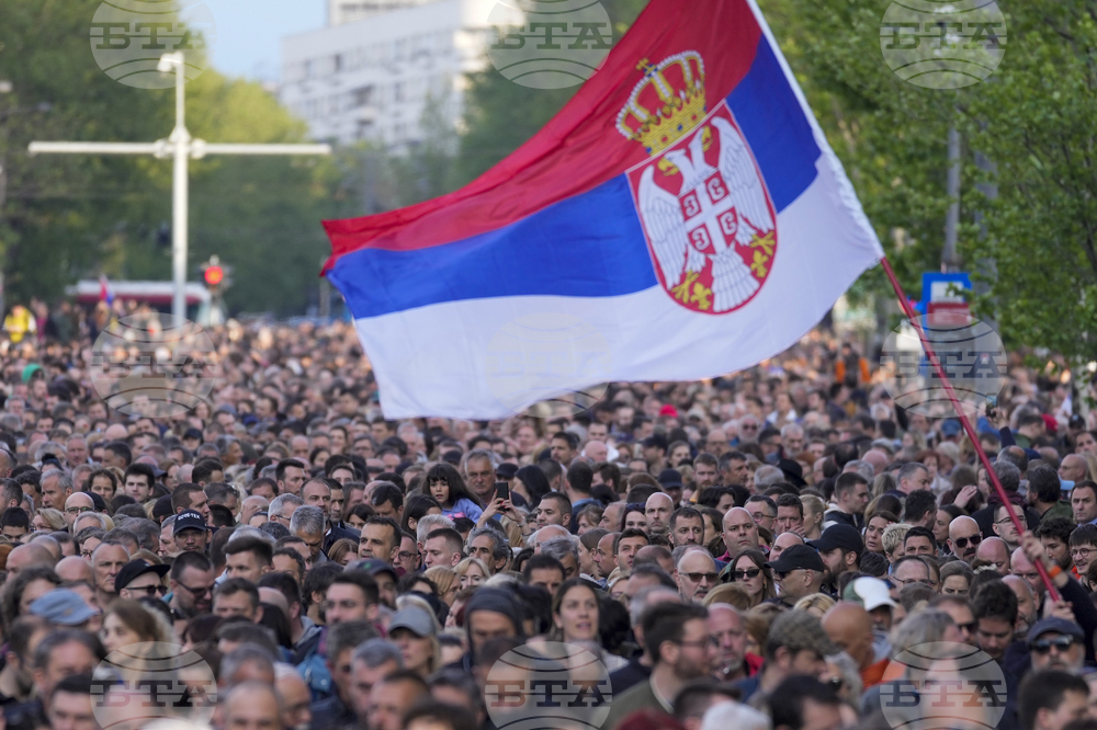 Пред парламента в Белград започна протест на опозицията под мотото "Сърбия против насилието"