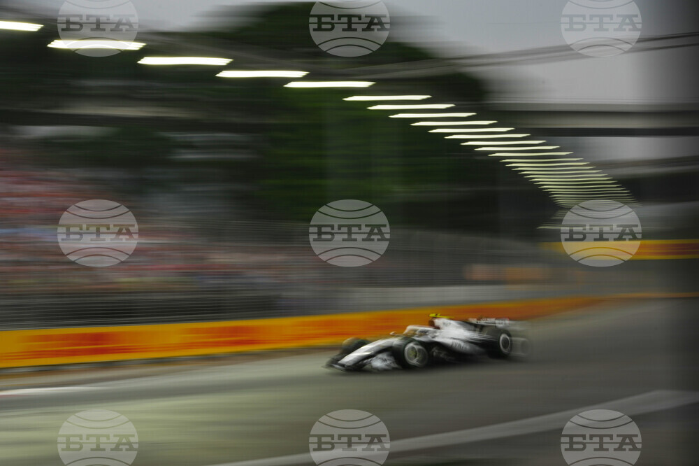 Singapore F1 GP Auto Racing
