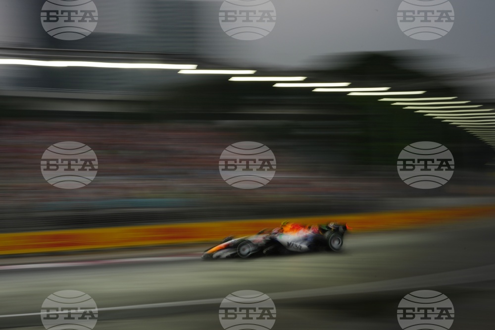 Singapore F1 GP Auto Racing