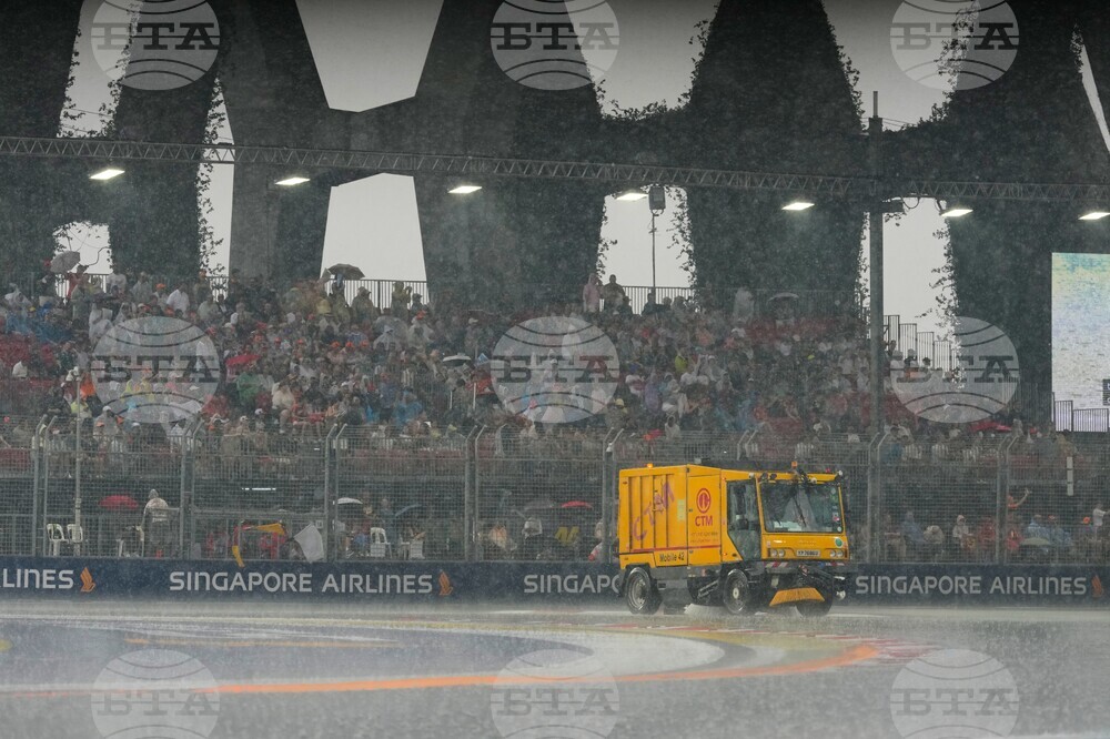 Singapore F1 GP Auto Racing