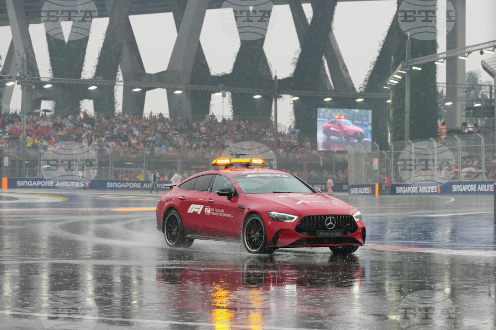 Singapore F1 GP Auto Racing