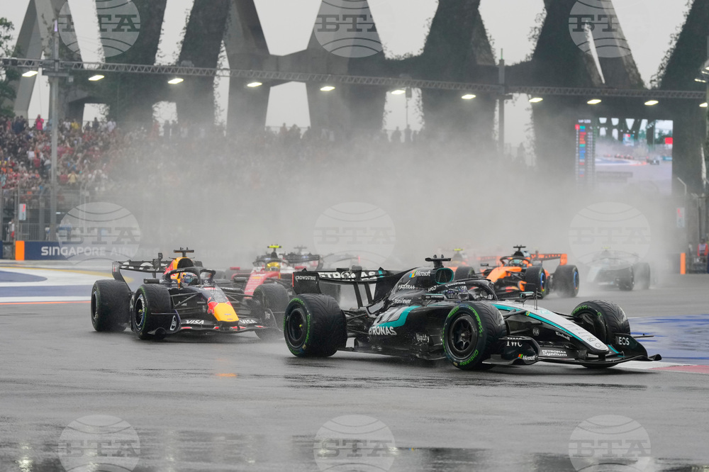 Singapore F1 GP Auto Racing