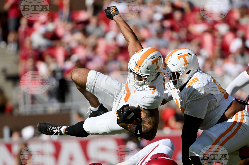 APTOPIX Tennessee Arkansas Football