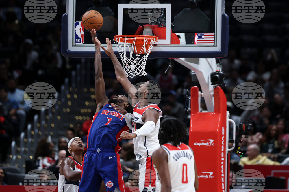 Pistons Wizards Basketball