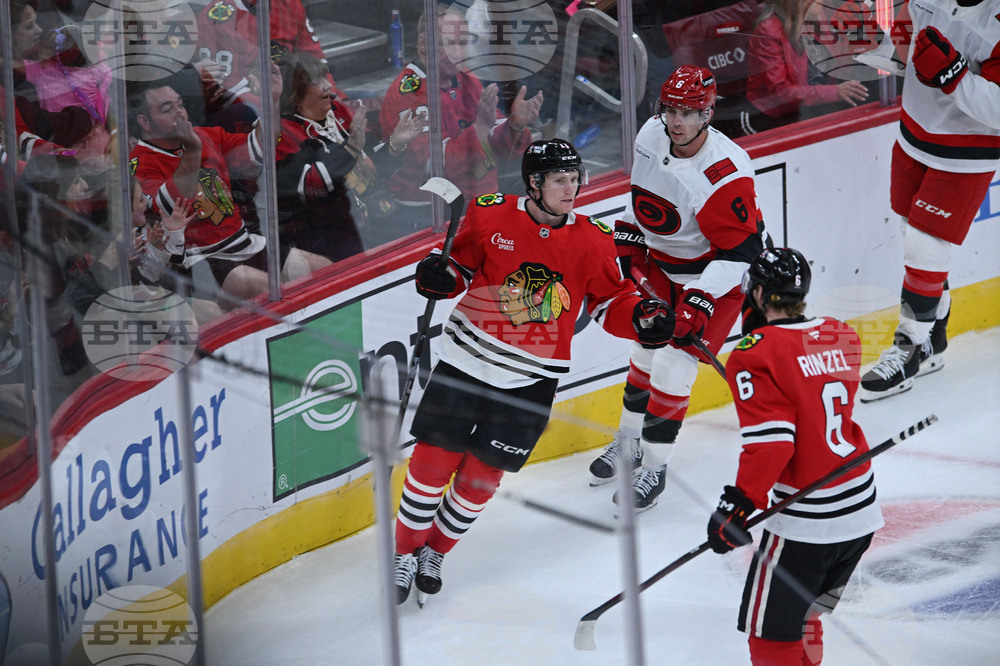 Hurricanes Blackhawks Hockey