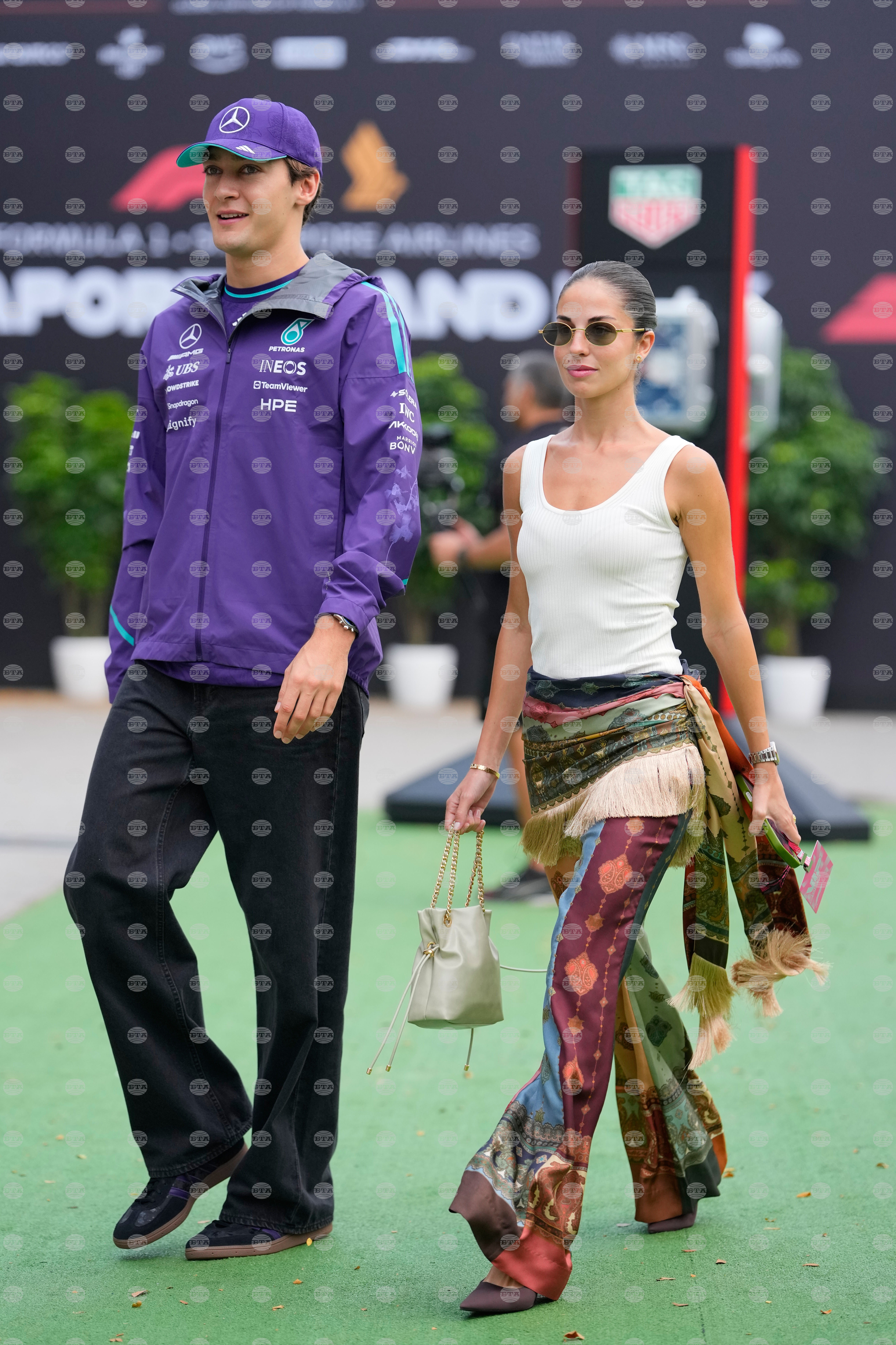Singapore F1 GP Auto Racing