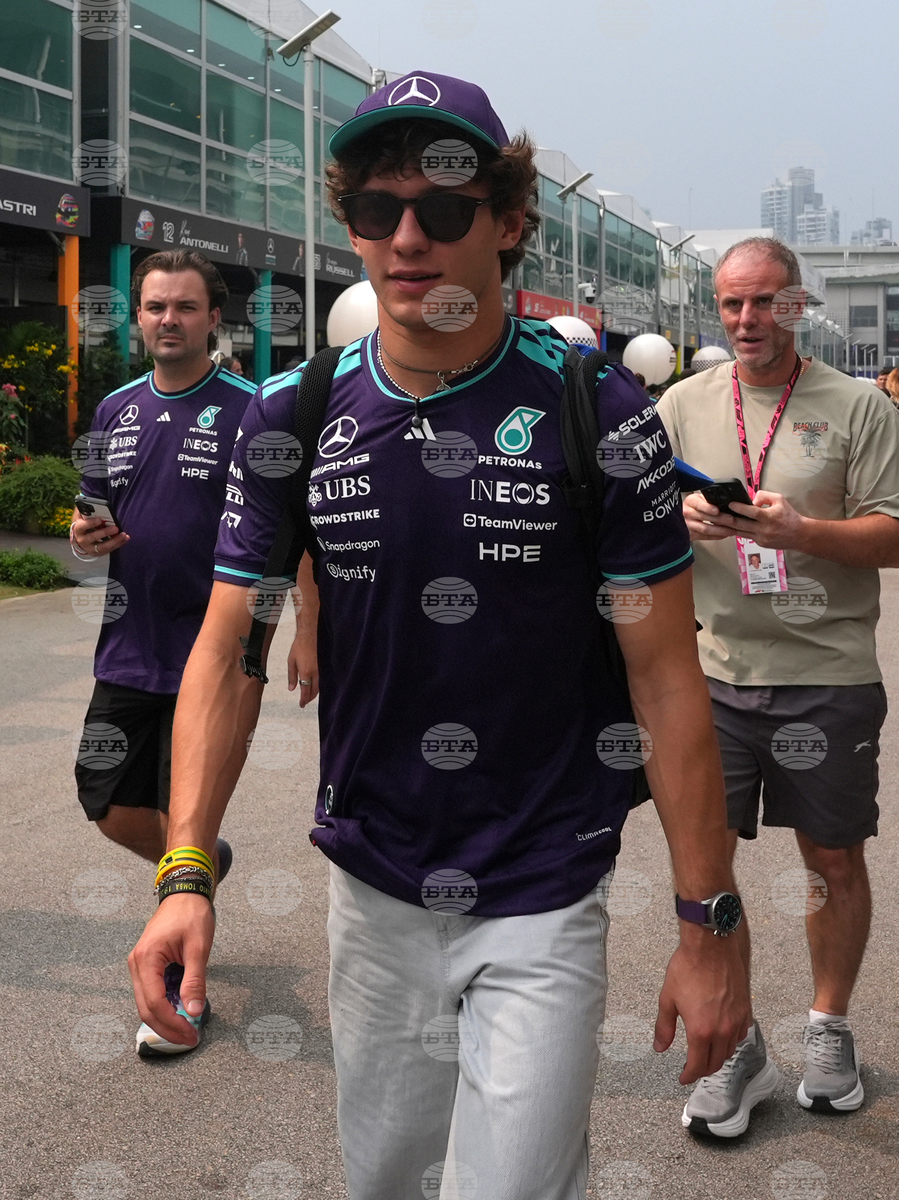 Singapore F1 GP Auto Racing