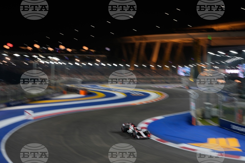 Singapore F1 GP Auto Racing