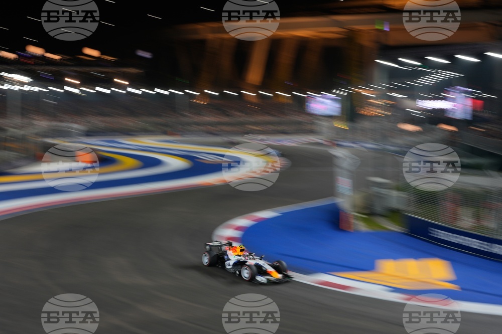 Singapore F1 GP Auto Racing