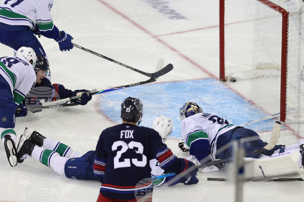 Canucks Rangers Hockey