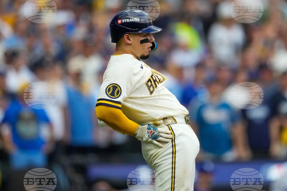 NLCS Dodgers Brewers Baseball