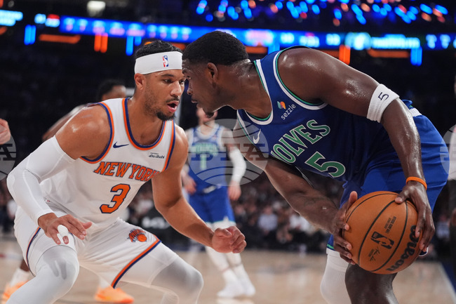Timberwolves Knicks Basketball