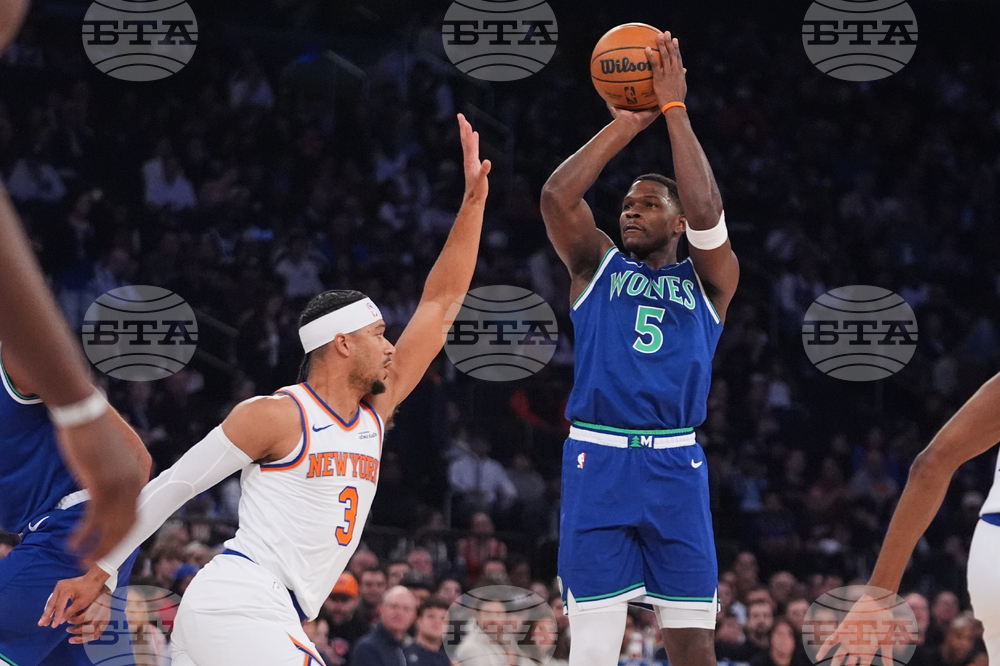 Timberwolves Knicks Basketball