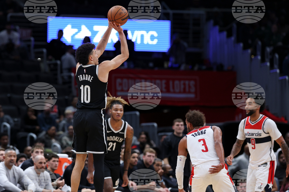 Nets Wizards Basketball
