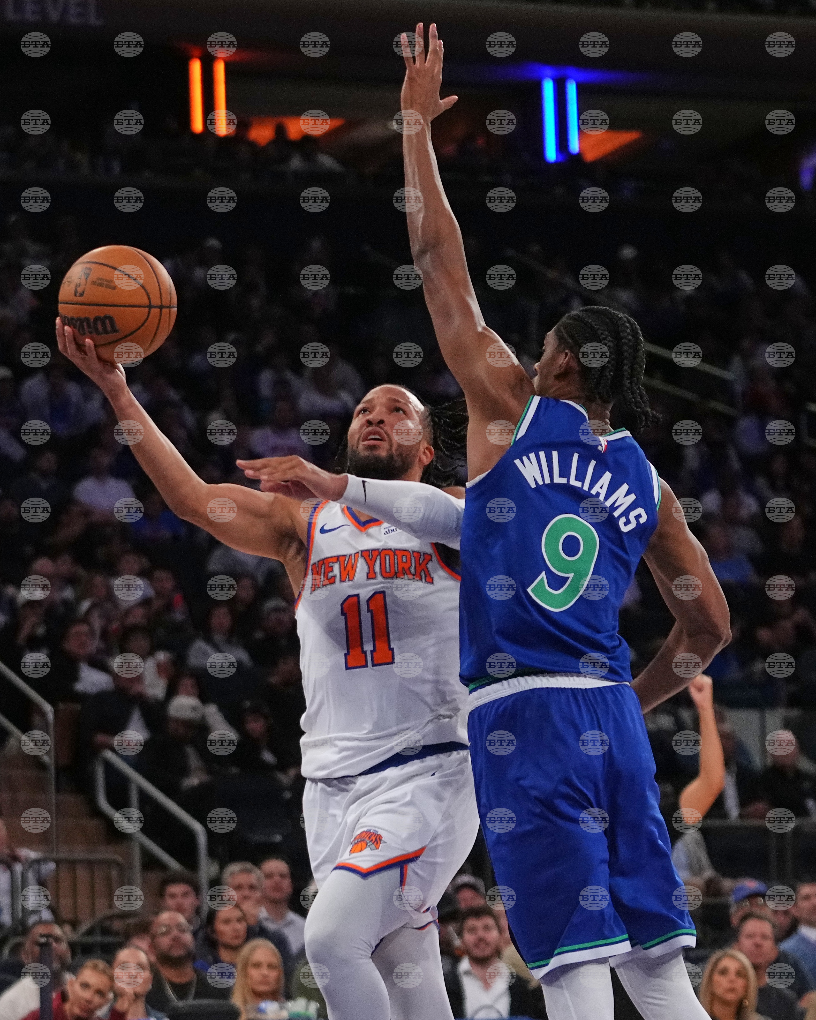 Timberwolves Knicks Basketball