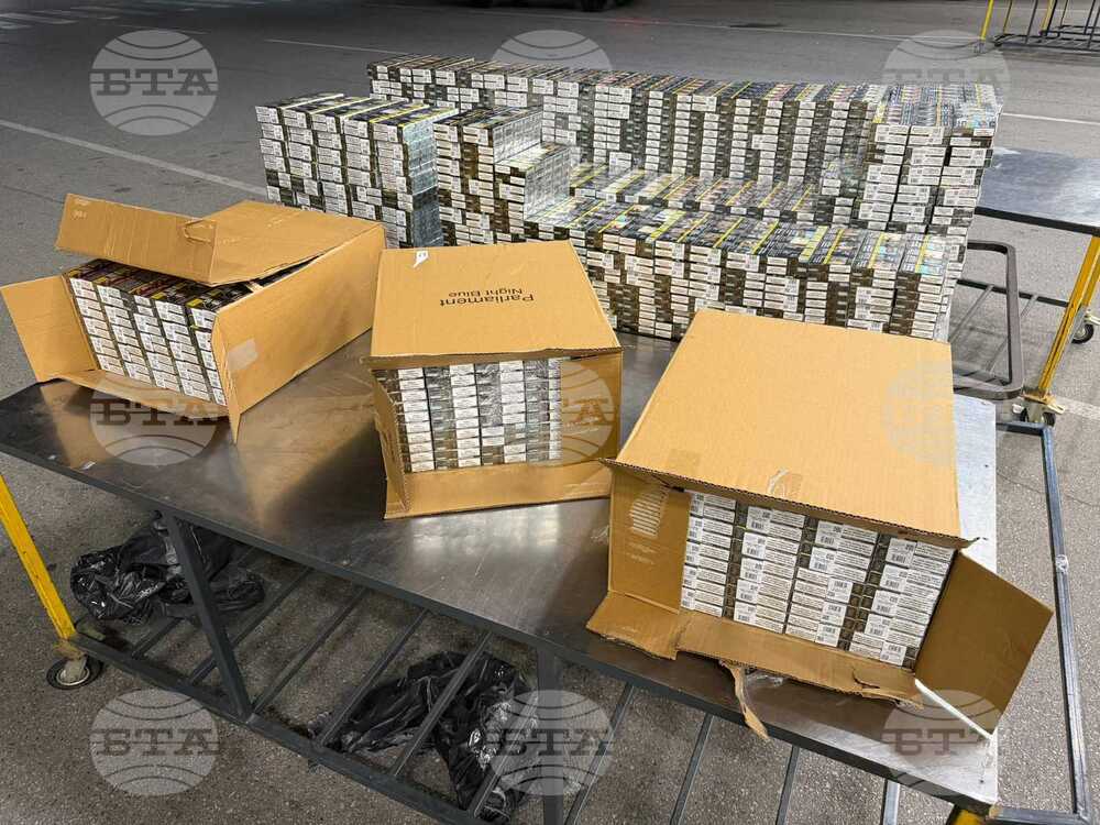 Митническите служители на „Капитан Андреево“ откриха близо 129 хиляди къса контрабандни цигари в товар с плодове и зеленчуци