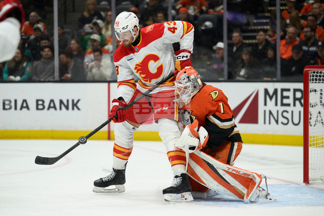 Flames Ducks Hockey