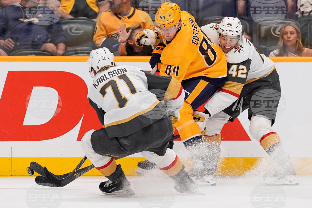 Golden Knights Predators Hockey