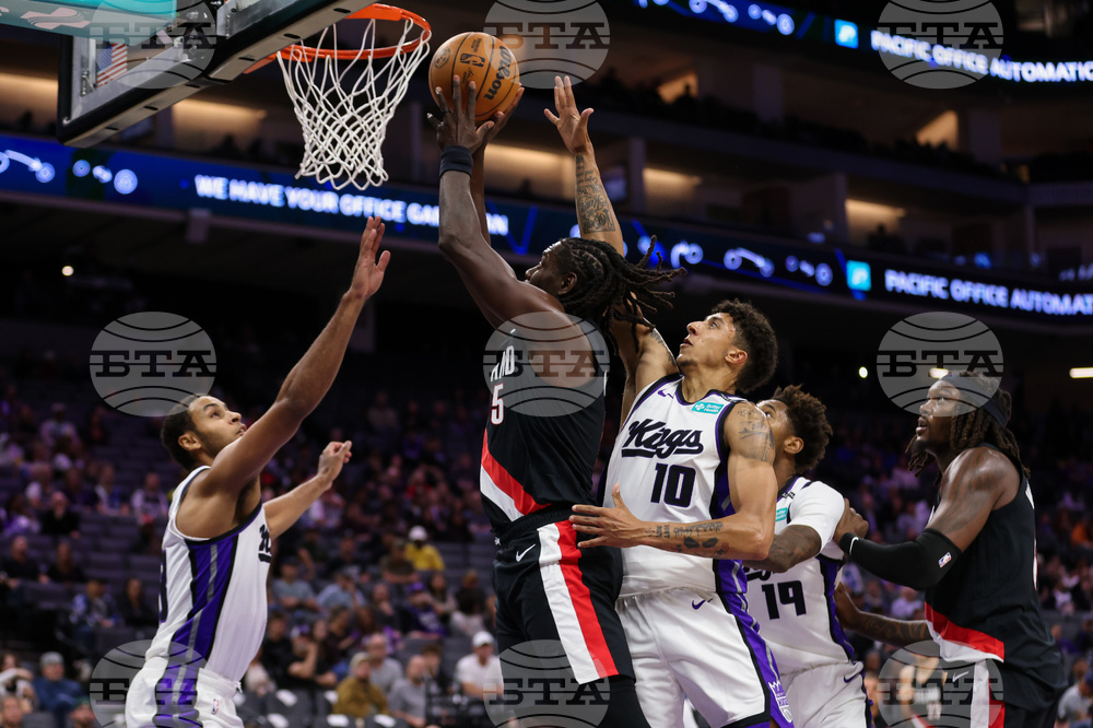 Trail Blazers Kings Basketball
