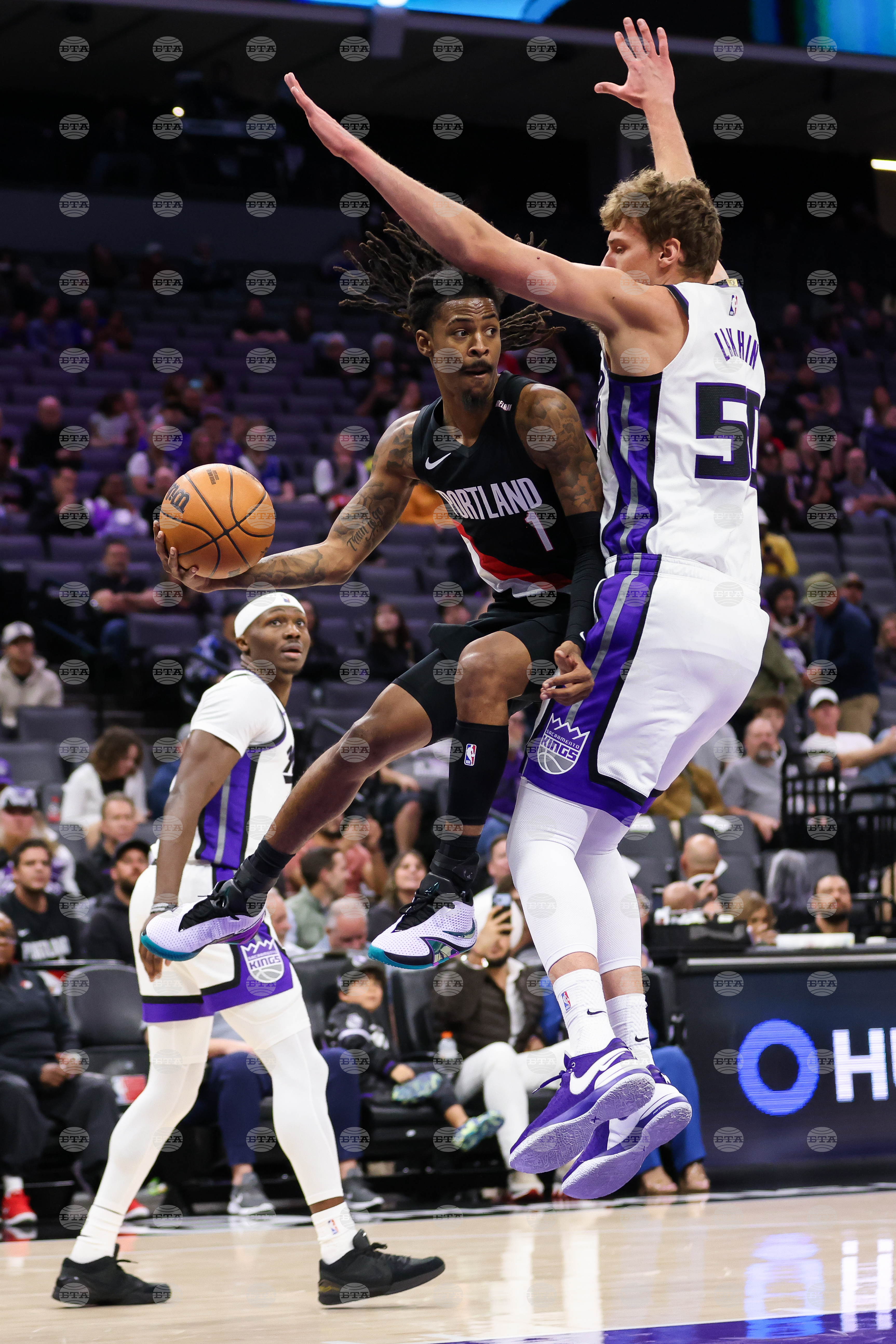 Trail Blazers Kings Basketball