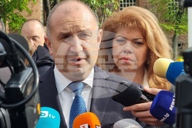 Румен Радев - Ден на Европа - паметник на Незнайния войн