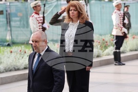 Румен Радев - Ден на Европа - паметник на Незнайния войн