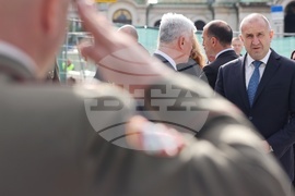 Румен Радев - Ден на Европа - паметник на Незнайния войн