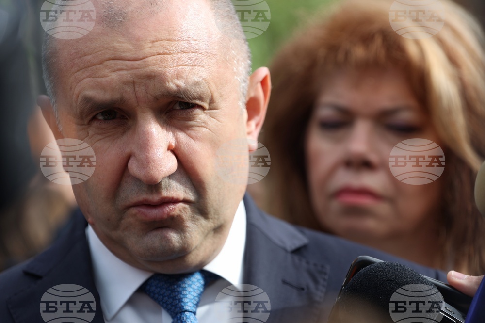 Румен Радев - Ден на Европа - паметник на Незнайния войн