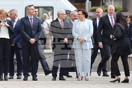 Ден на Европа - церемонията по издигането на знамето на Европейския съюз